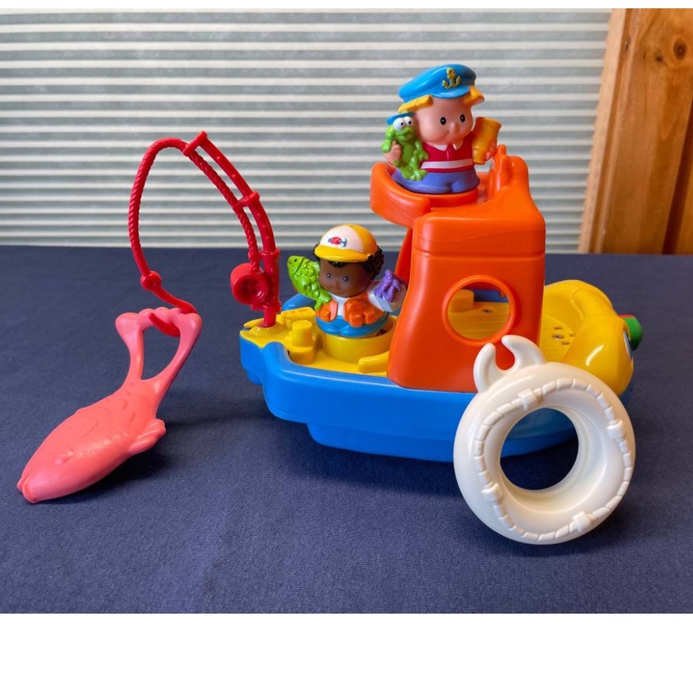 Fisher-Price Little People (Sounds) Sail ‘n Float Boat Set